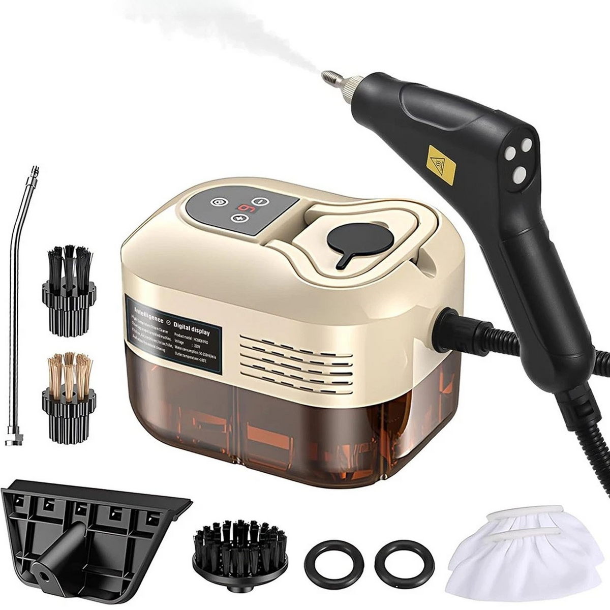 1500W Nettoyeur de vapeur à main haute pression à la maison nettoyage de voiture