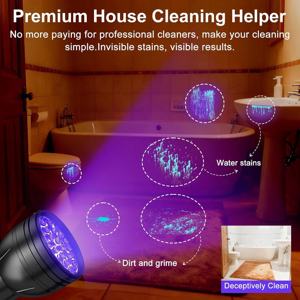 UV Flashlight Black Light