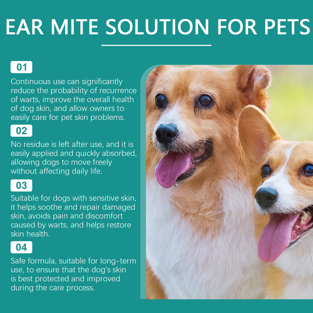 Yegbong Dog Yeast Solution de levure douce nettoyante pour la peau de chien Solution de levure pour usage externe