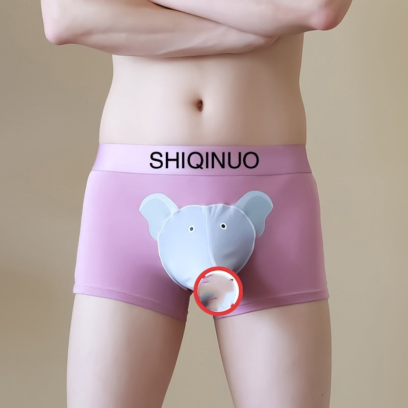 Short model de séparation des balles pour hommes Sexy