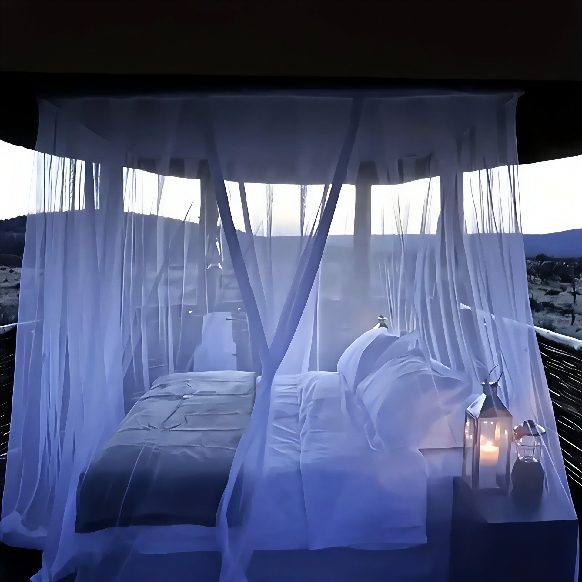 Outdoor Extra-Grand Portable Mesh Camping Mosquito Net