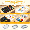 Table d'activités et chaises pour enfants tout-en-un