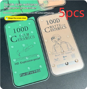 Film de protection souple plein écran pour téléphones avec revêtement en céramique diamant