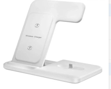 Chargeur sans fil 3-en-un de la base de charge rapide du rail vertical