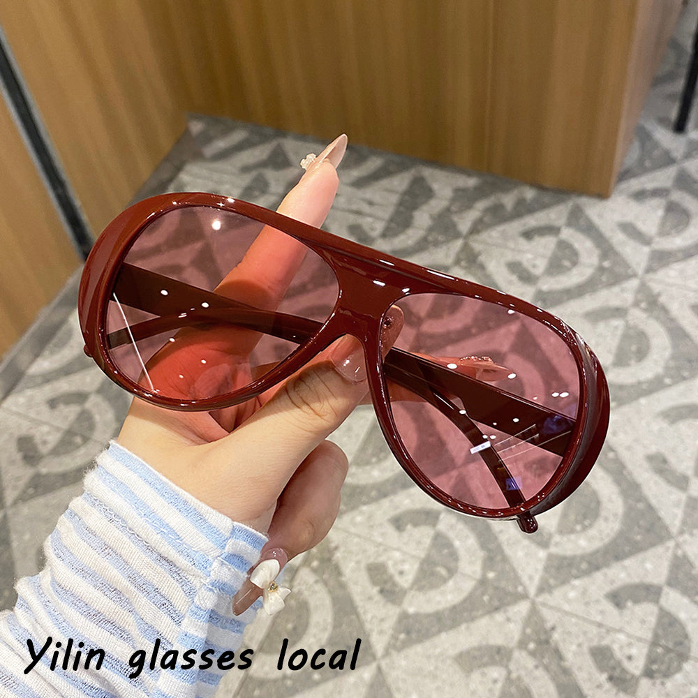 Lunettes de soleil Aviateur grand cadre rétro