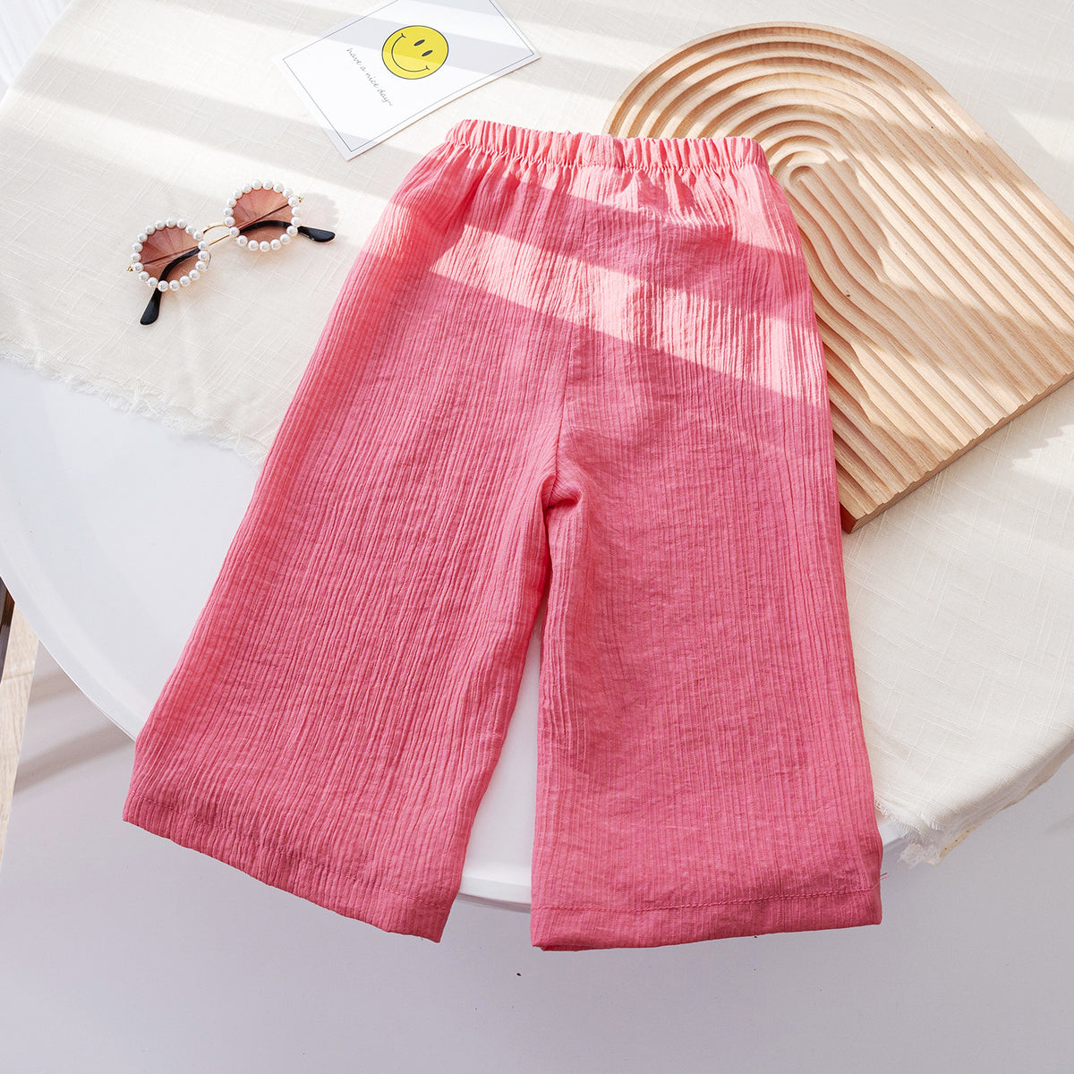 Pantalons à jambes larges pour filles Anti-moustique simple