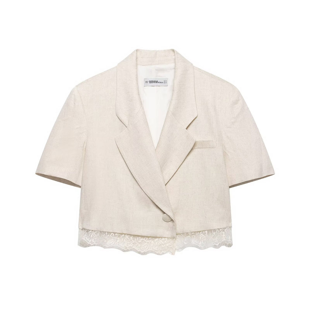 Women's Pleated Casual Shorts Set