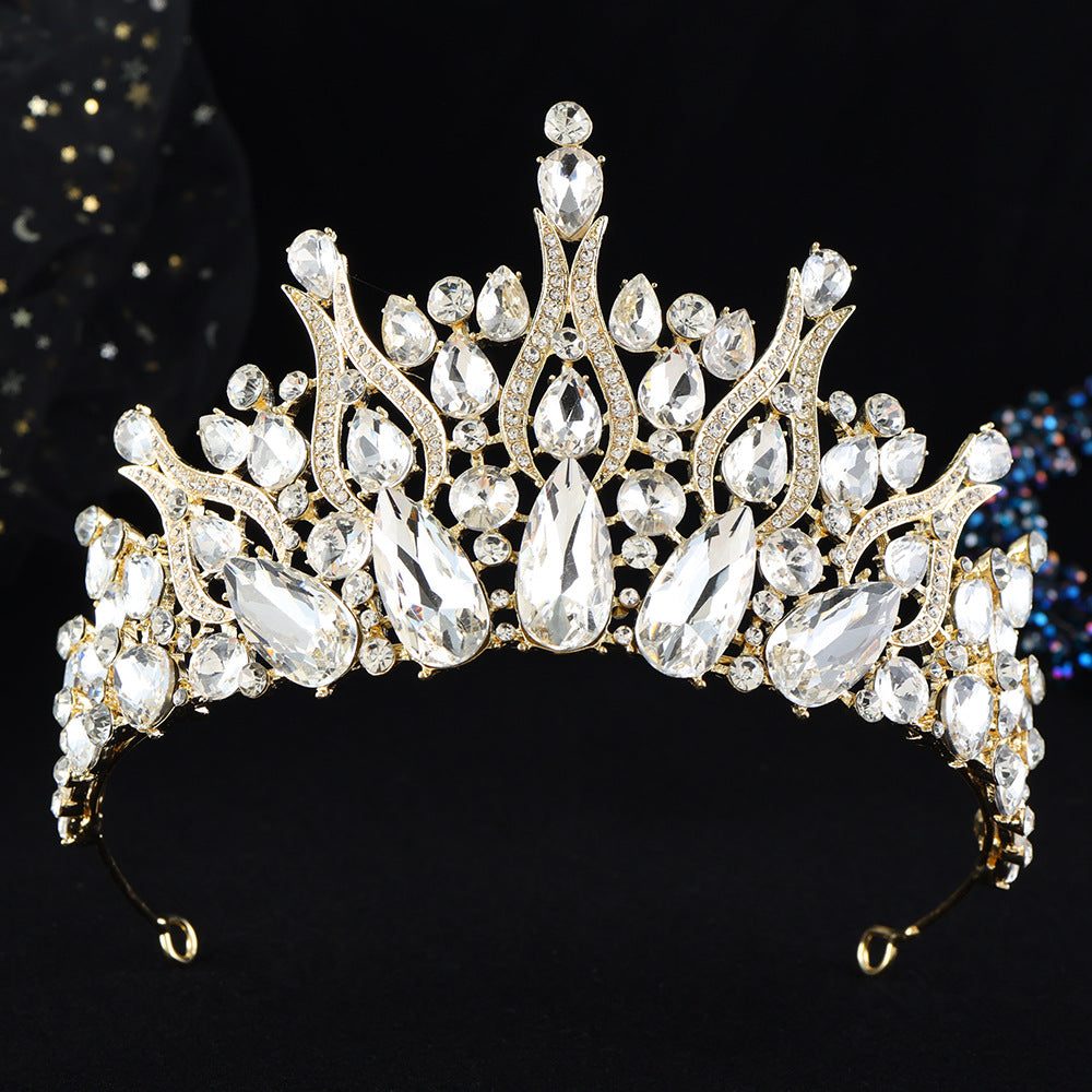 Tête de mariée en alliage baroque
