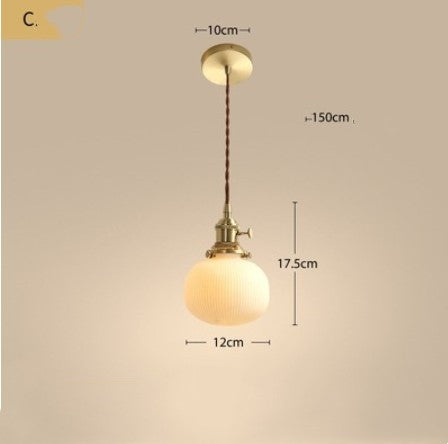 Salle à manger Chandelier Complet Copper Bedside Bar Bay Fenêtre Salon Canapé