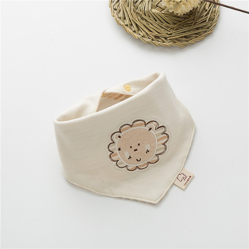 Bib en coton Triangle Bébé Pure Coton Enfants