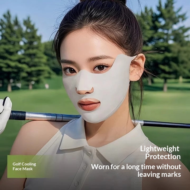 Masque de protection du soleil pour les femmes Masque de soie respirant pour l'été