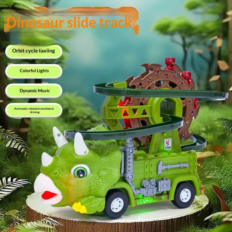 Enfants Dinosaur Track Toy Car avec lumières et musique