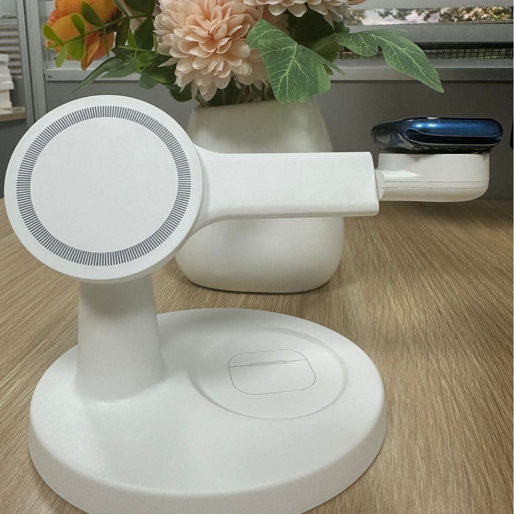 15W Electric Desktop Wireless Charging Stand for Magnetic Fast Charge Mobile Phones