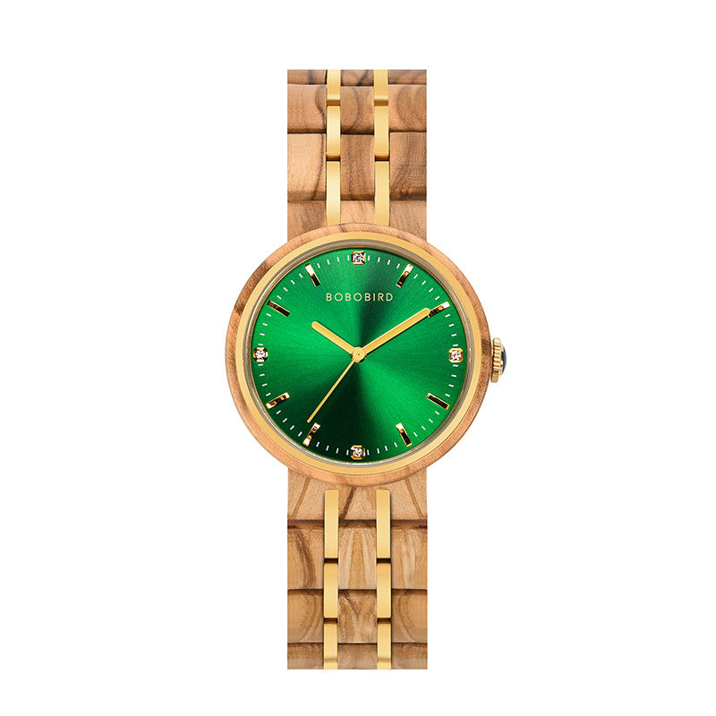 Montre Quartz trois couleurs pour femmes élégantes
