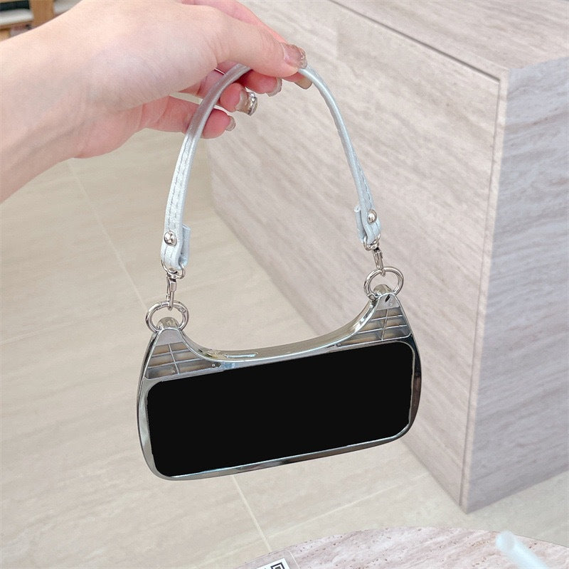 Ins Light luxe brillant diamant sac à main Gem Étui téléphone époxy