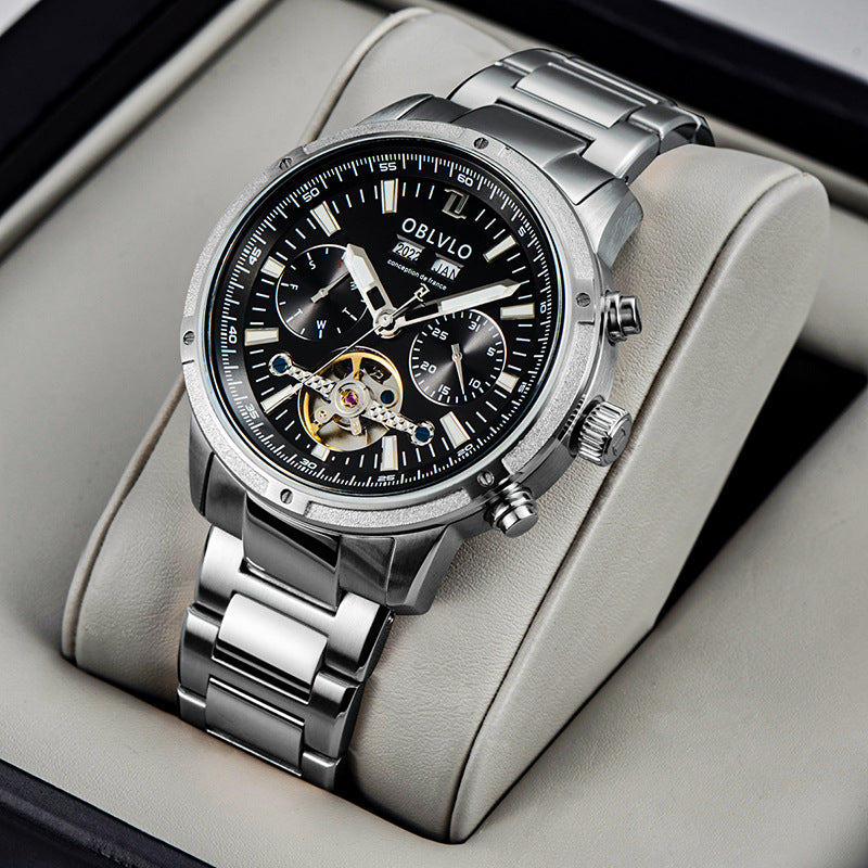 Montre de mode multifonctionnelle pour hommes
