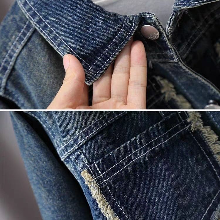 Boys' Fashion Denim Jacket and Pants Set