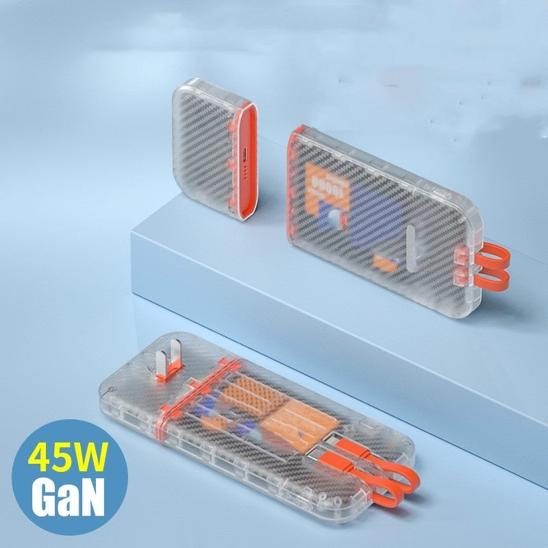 Type de séparation d'aspiration magnétique transparente Charge rapide 45W avec fil