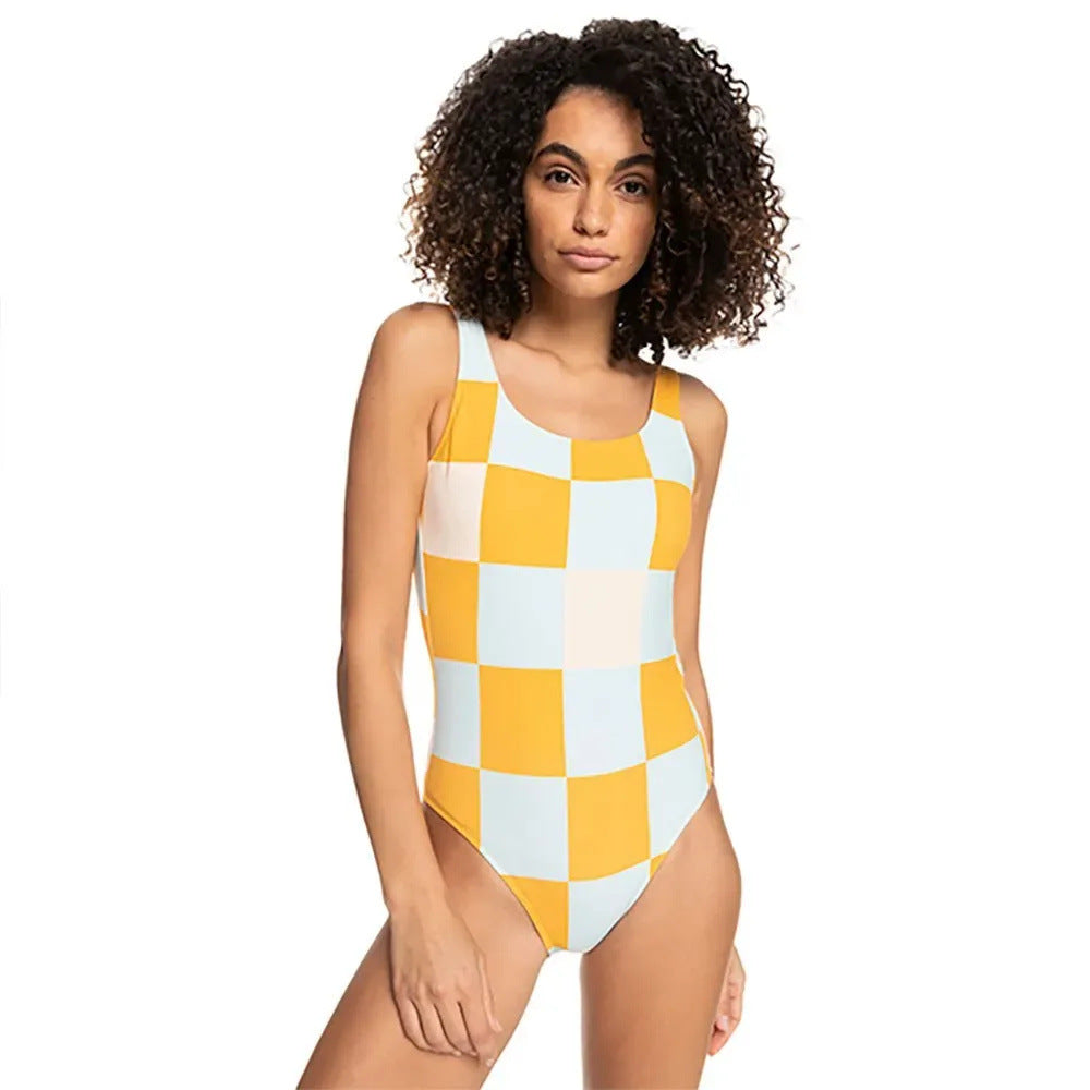 Femme Bikini imprimé 3D Maillot de bain en une seule pièce