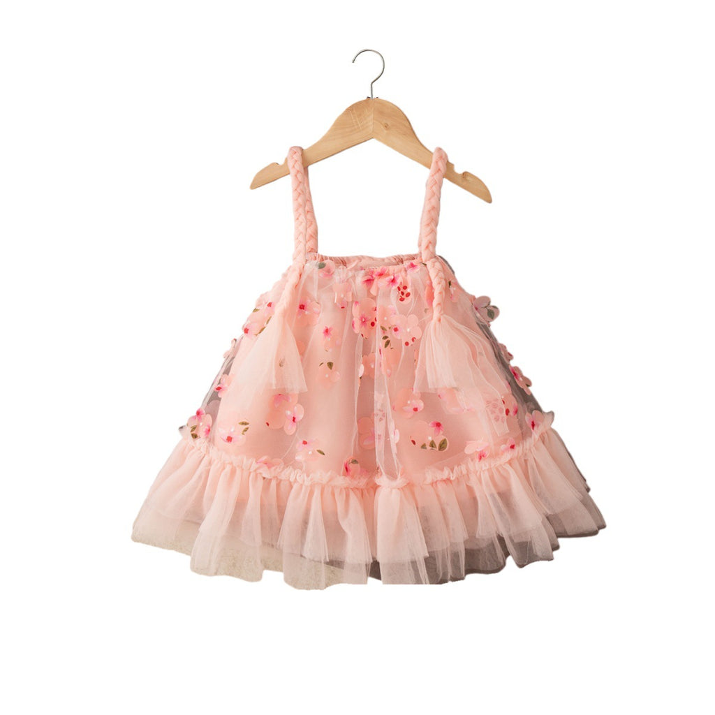 Robe de petite fille sans ceinture Robe de style princesse