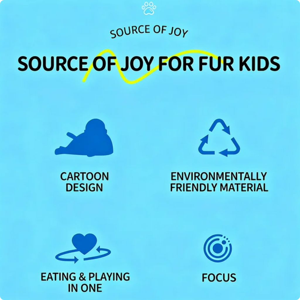 Jouet de distribution interactif pour chats et chiens