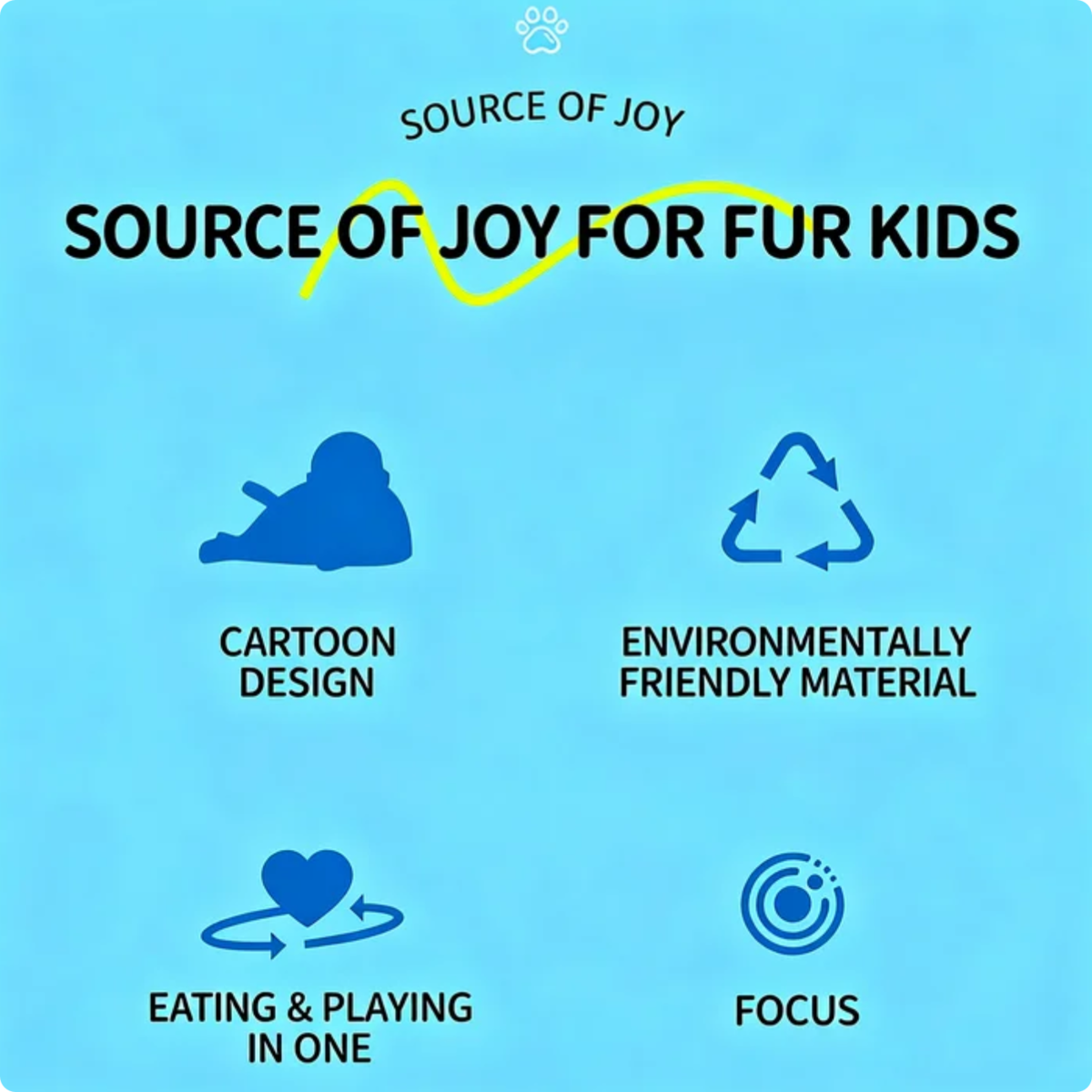 Jouet de distribution interactif pour chats et chiens