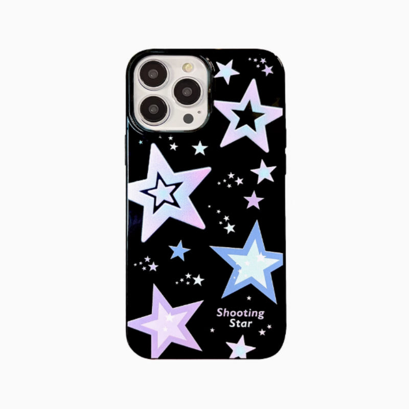 Cas créatif de téléphone mobile Niche Purple Star