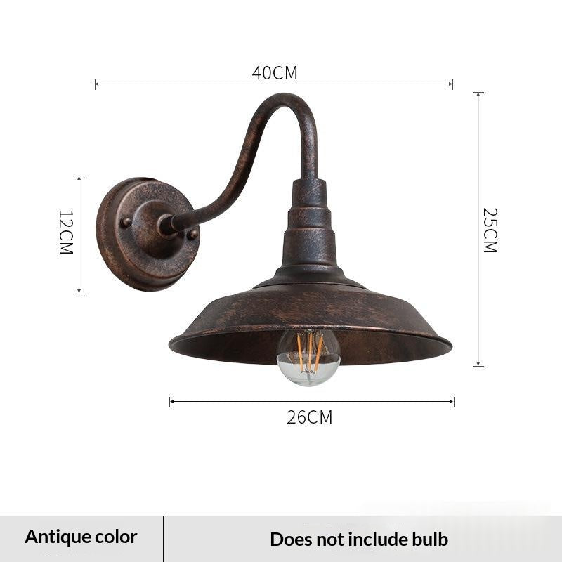 Lampe murale vintage personnalisée de style américain