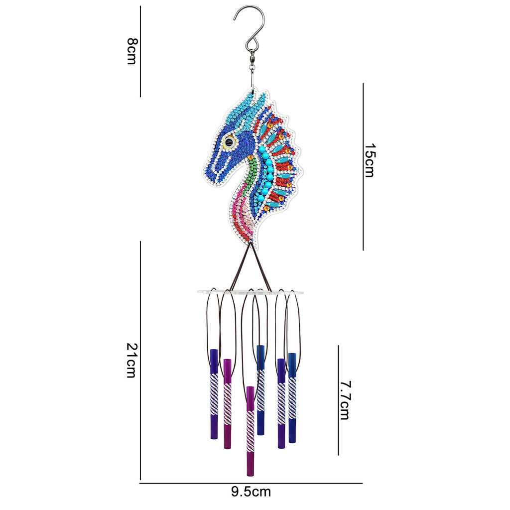 Diamant Peinture Wind Chime Pendentif DIY Handmade Outdoor Sun Catcher