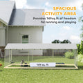 Dog Kennel Outdoor Dog Run Waterproof UV-Resist Cover Lockable Door Ajustable Bols 20 X