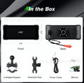 6.86 pouces Motorcycle Driving Recorder HD Dual Lens Projection Screen Navigation