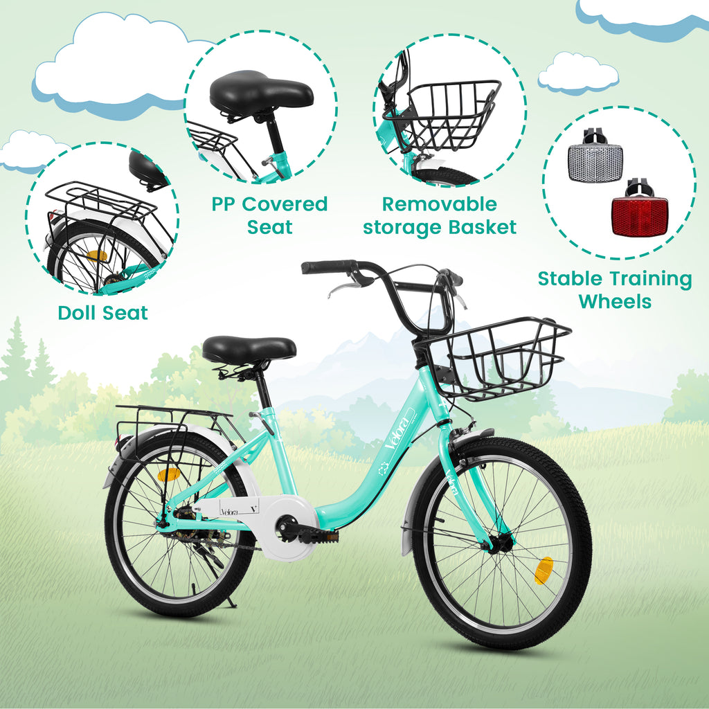 A20182 Vélo enfant de 20 pouces pour garçons et filles