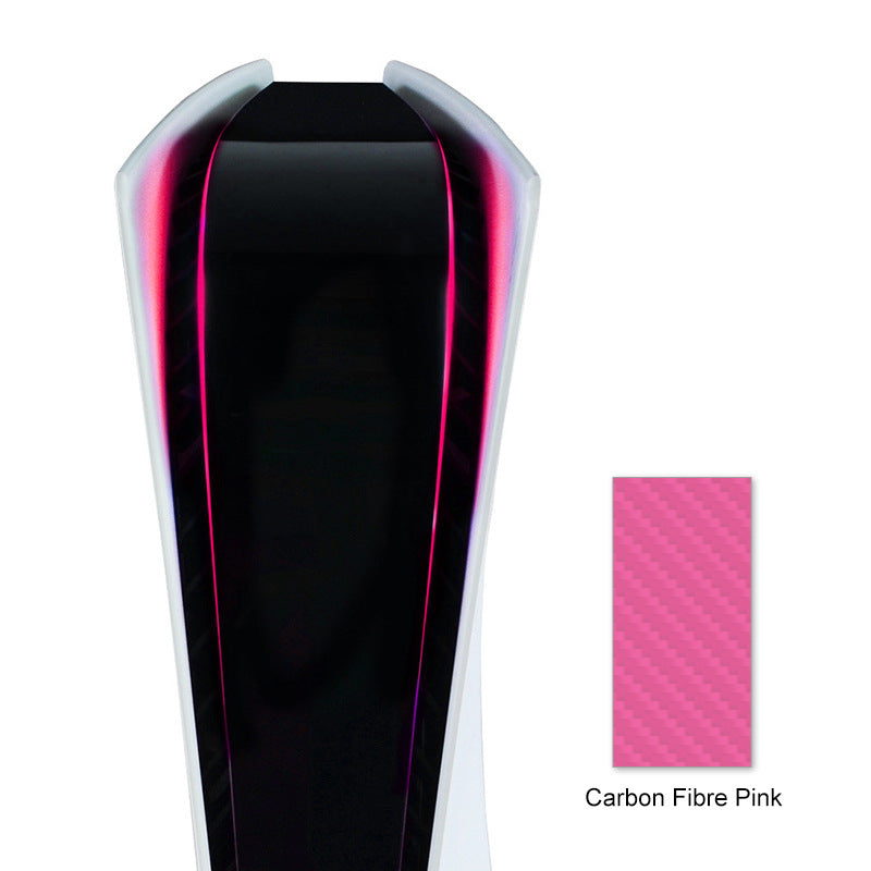 Led Light Bar Film Ps5 Sticker hôte fibre de carbone