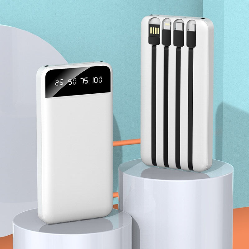 Fast charging with Power Bank 20000 MA cable large capacity mobile power supply