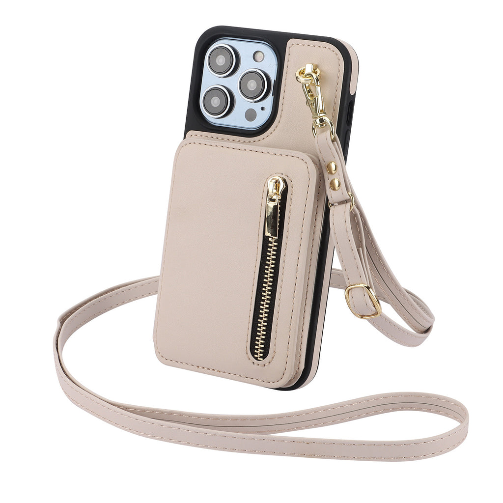 Porte-cartes zippées créative Corde cas téléphone