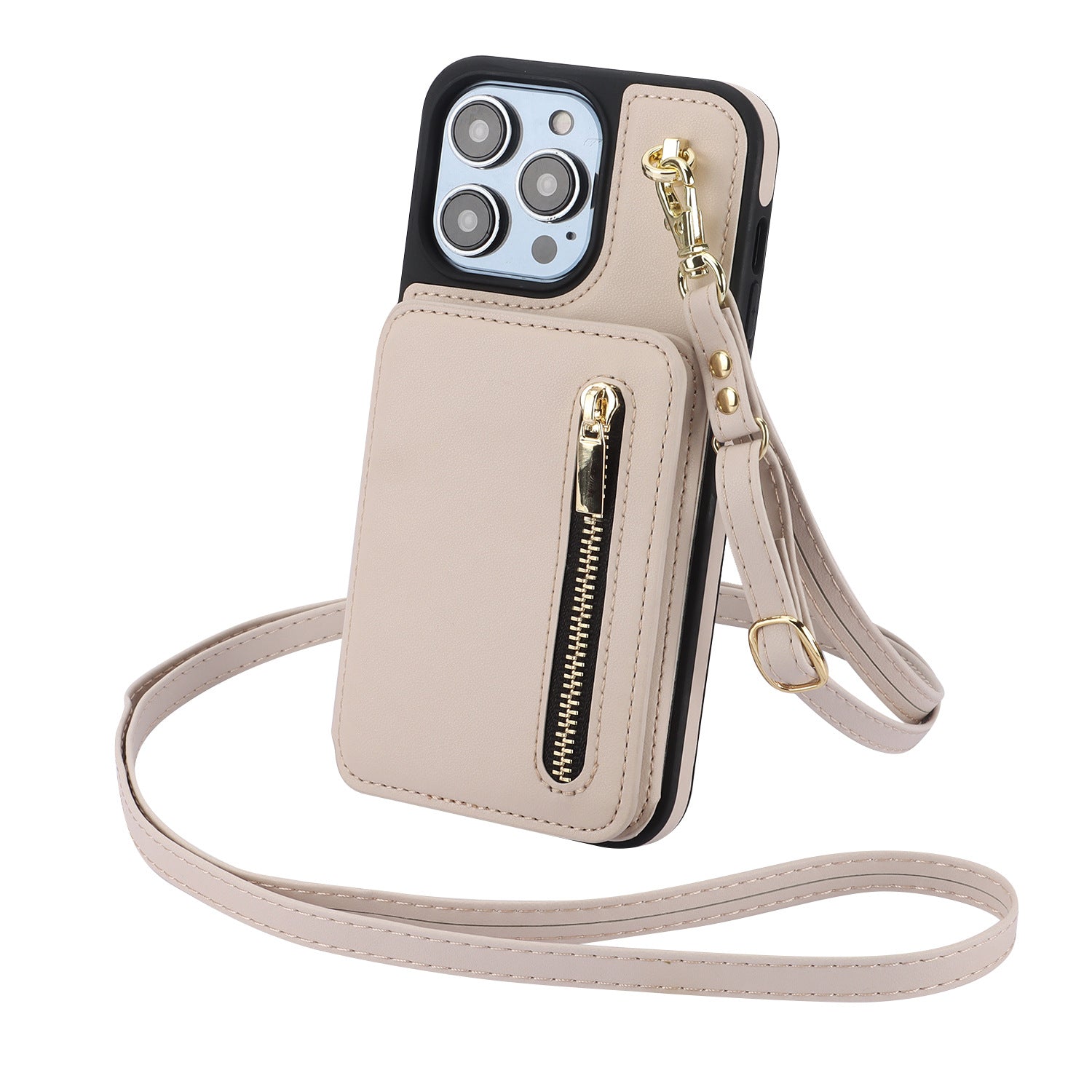 Porte-cartes zippées créative Corde cas téléphone