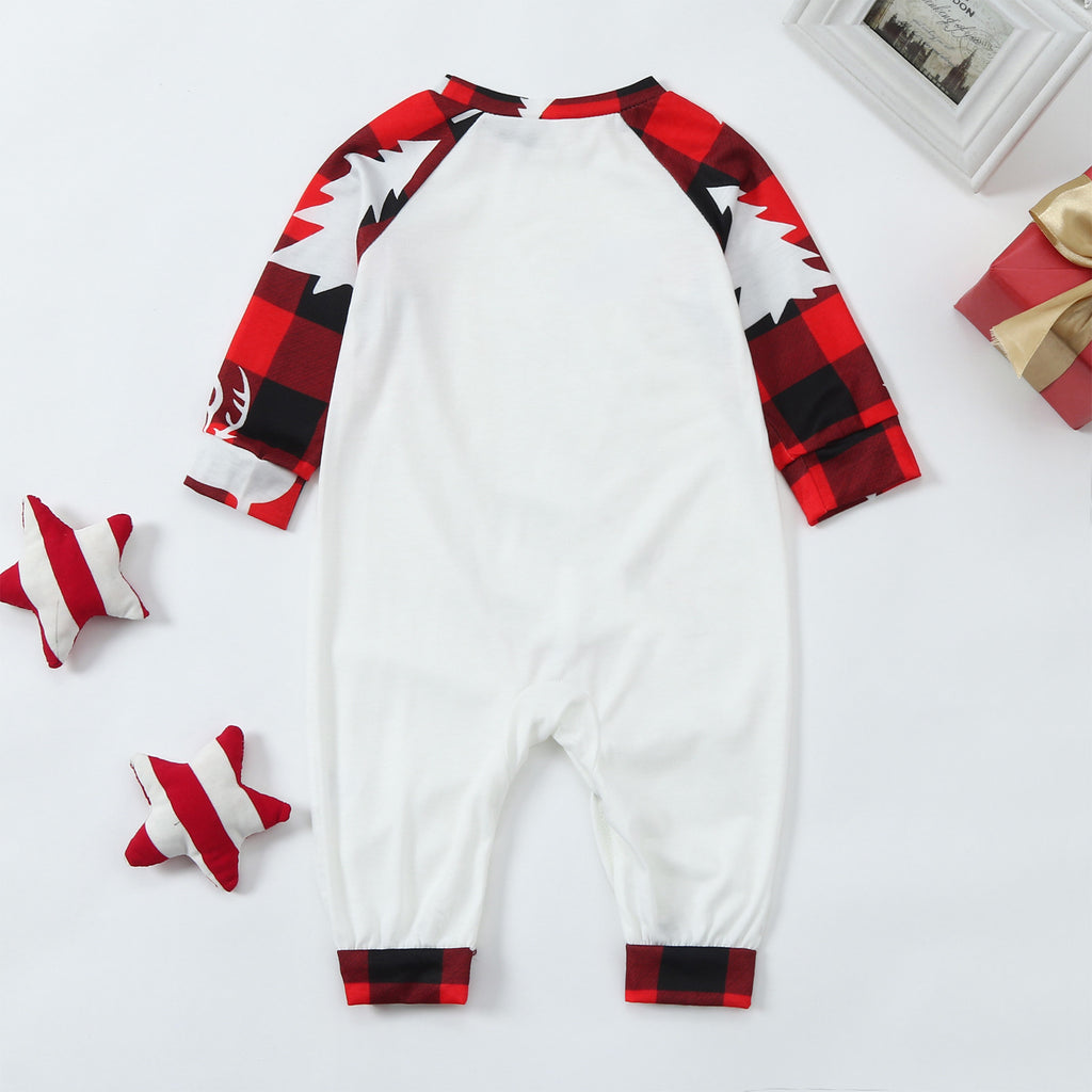 Arbre de Noël Imprimer Accueil Porter Pyjamas Ensemble Parent-enfant