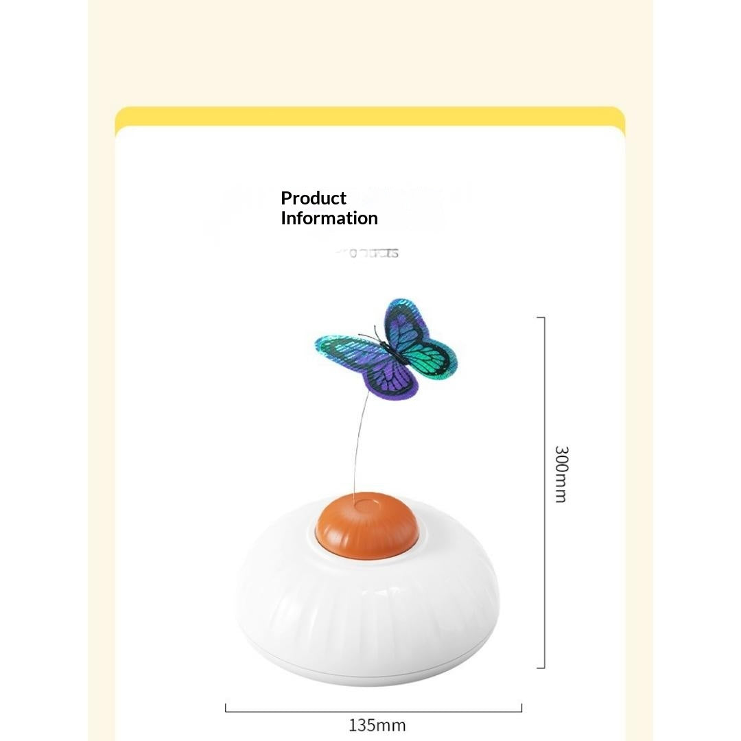 Jouet électrique interactif de baguette de chat papillon