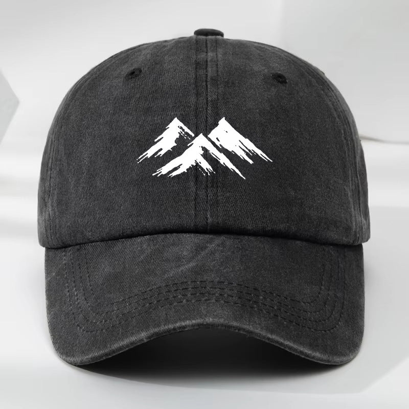 Imprimé Vintage Lavé Homme Lavé Casquette Casual
