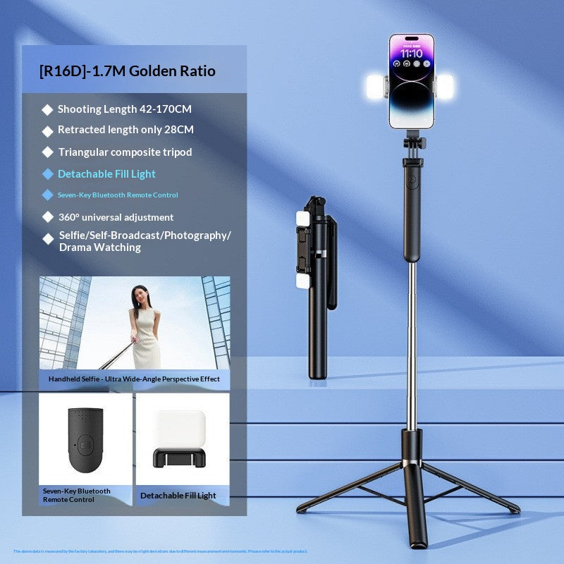 R16 Smartphone Stabilisation Selfie Stick avec télécommande Conception extensible Et construit