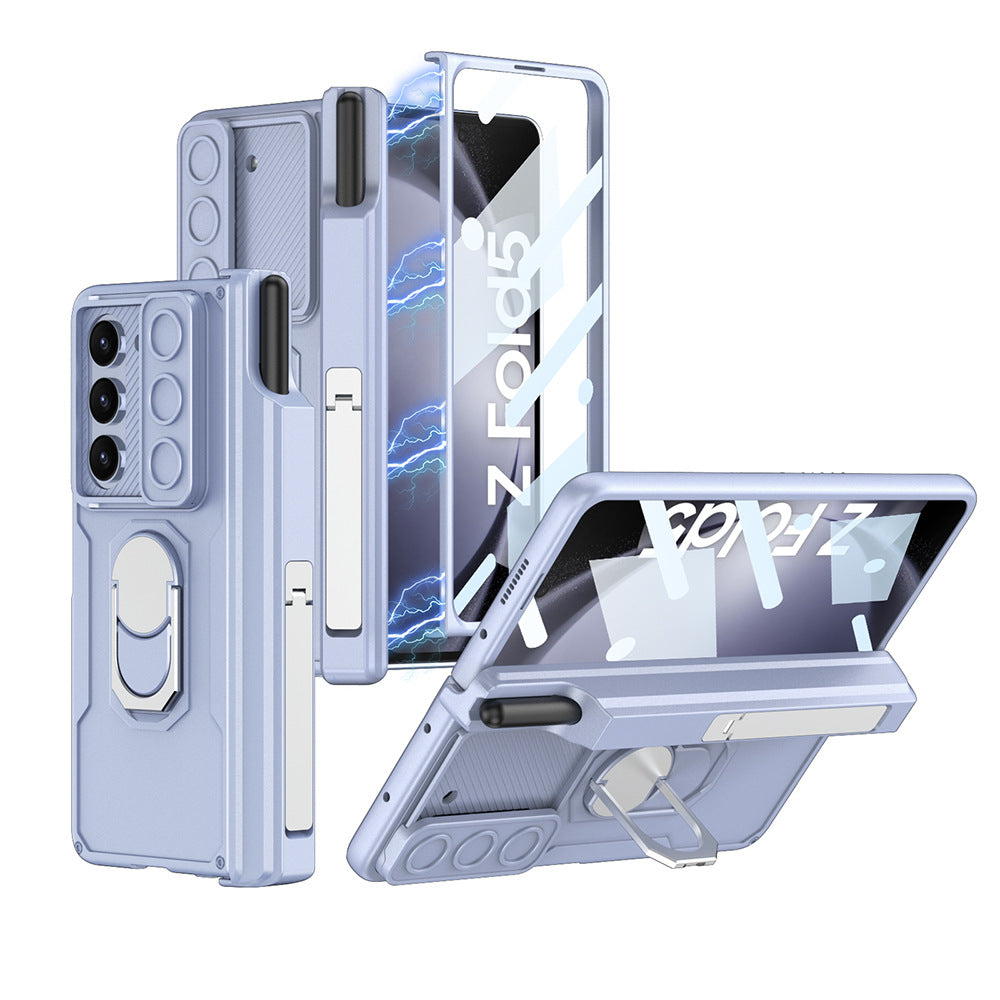 Coffret de protection magnétique pour boîtier de téléphone à charnière pliante