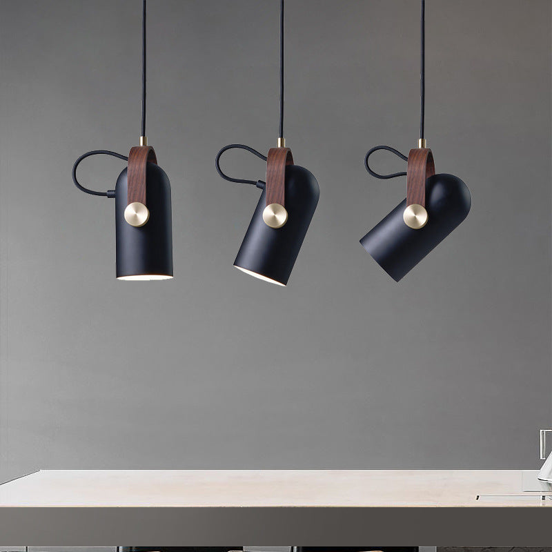 Lampe de pendentif rotative moderne minimaliste