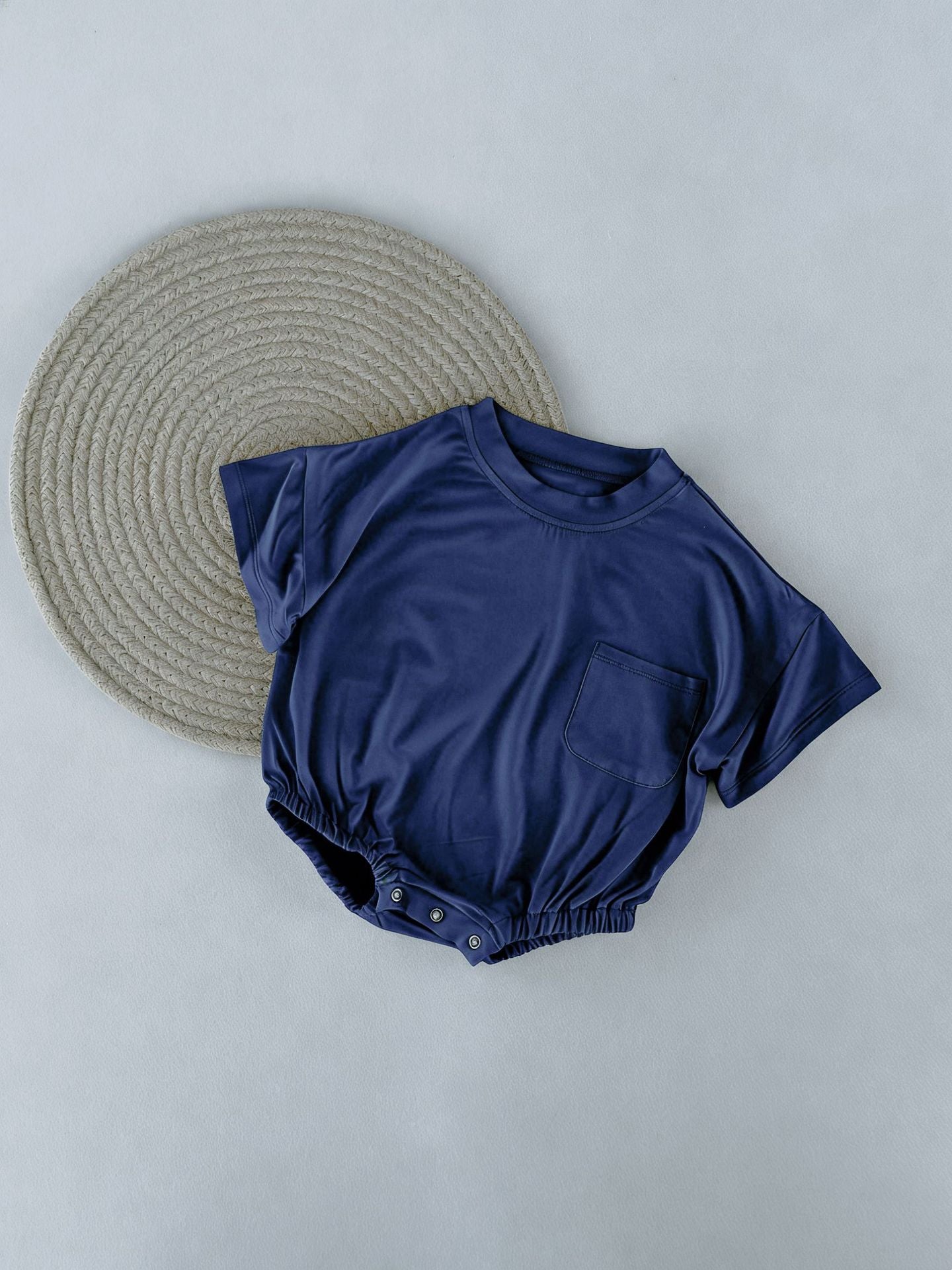 Bébé Romper naturel Bamboo fibre de style mince