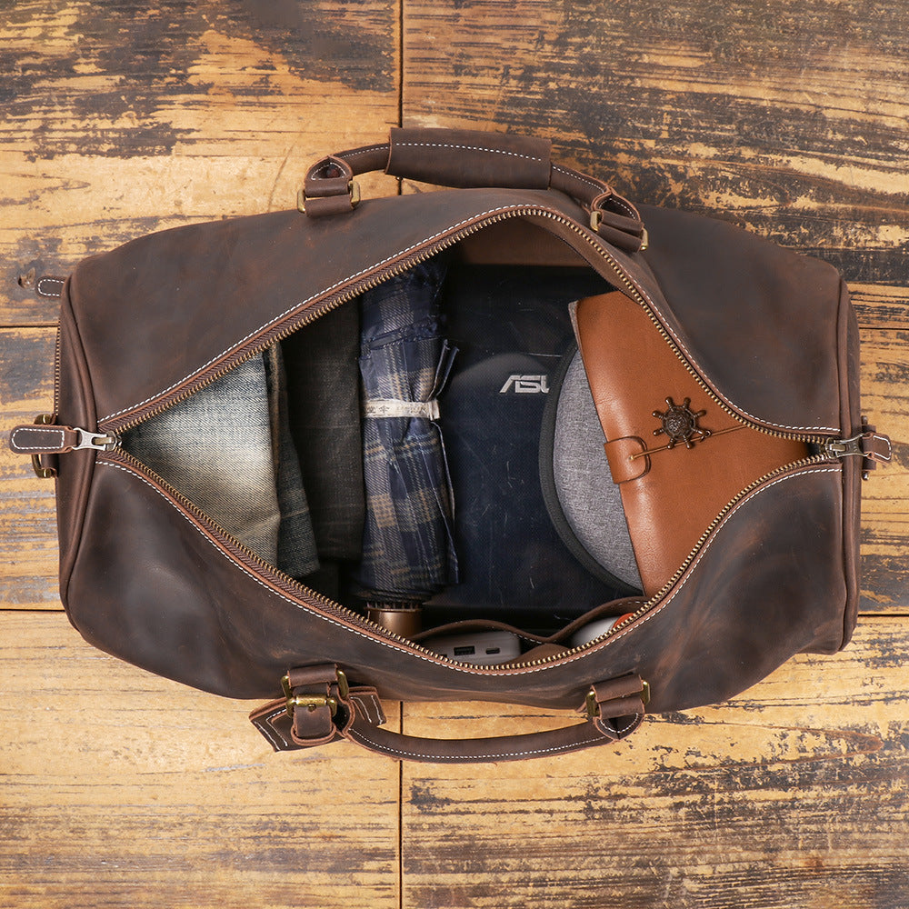 La mode masculine Premier couche Cowhide sac de voyage