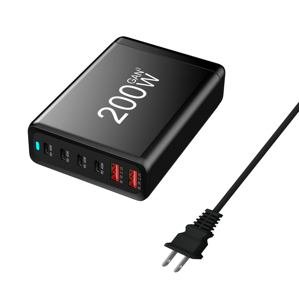 Chargeur de gaz à haute puissance de 200W Nitride