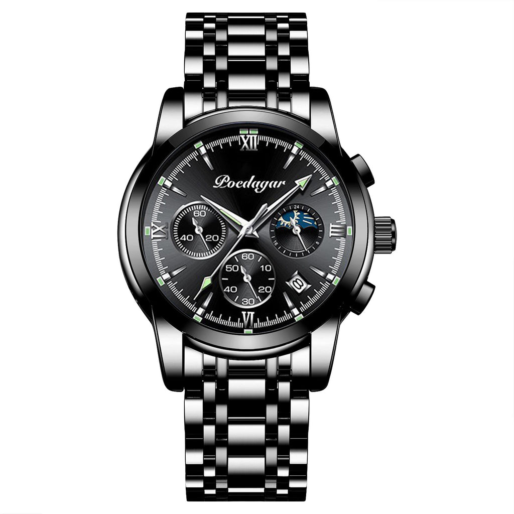 Montre Multifonctionnelle Homme Lumineuse Imperméable Quartz Montres