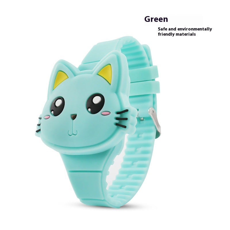 Epoxy LED Cartoon Enfants Montre