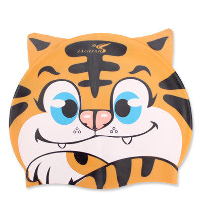 Silicone Cap de natation pour enfants Cute Caricature