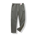 Pantalon cargo homme stretch softshell, taille élastique