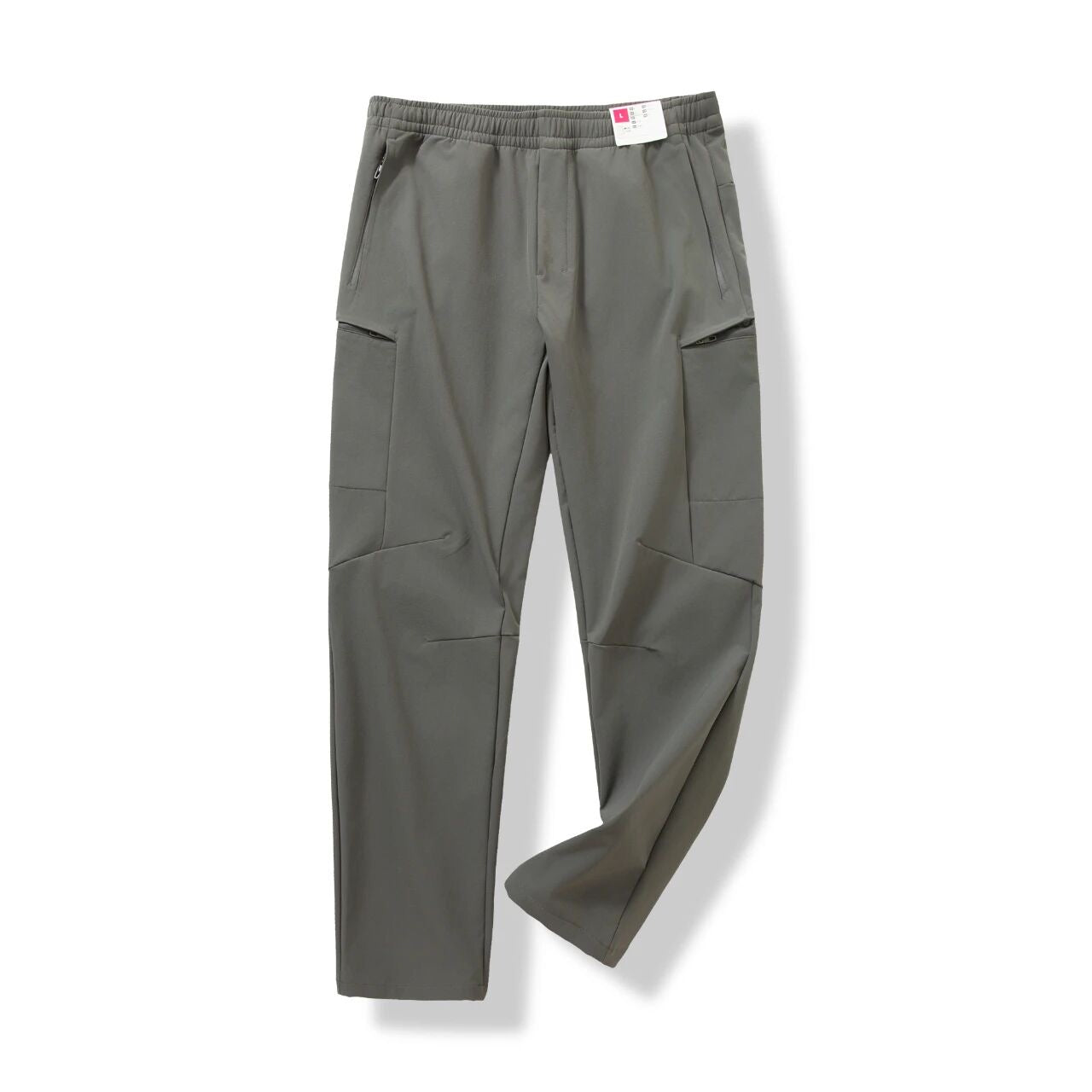 Pantalon cargo homme stretch softshell, taille élastique